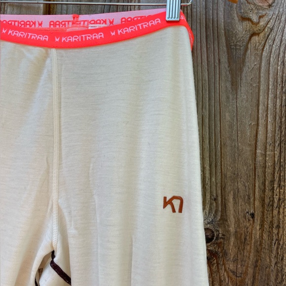 Kari Traa Løkke Wool Fair Isle Scandanavian Base Layer Leggings Long Johns Lokka - Picture 4 of 7